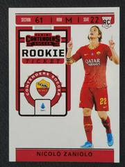 Nicolo Zaniolo [Red] #RT-40 Soccer Cards 2019 Panini Chronicles Contenders Rookie Ticket Prices