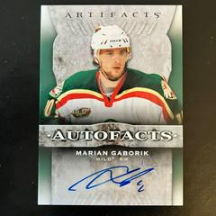 Marian Gaborik #AF-MG Hockey Cards 2021 Upper Deck Artifacts Auto Facts Prices