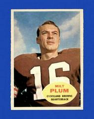 Milt Plum #22 Football Cards 1960 Topps Prices