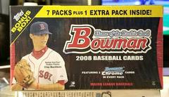 Blaster Box Baseball Cards 2008 Bowman Chrome Prices