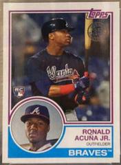Ronald Acuna Jr. Baseball Cards 2018 Topps Update 1983 Baseball Prices