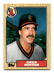 Greg Minton #79T Baseball Cards 1987 Topps Traded Prices