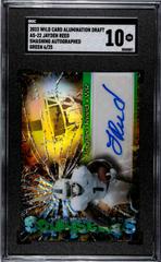 Jayden Reed [Sparkle Green] #AS-22 Football Cards 2023 Wild Card Alumination Draft Smashing Autographs Prices