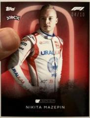 Nikita Mazepin [Rookie Race Red] Racing Cards 2021 Topps Formula 1 Lights Out Prices