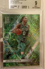 Jayson Tatum [Neon Green] Basketball Cards 2017 Panini Spectra Prices