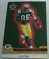 Antonio Freeman [Red] #34 Football Cards 2001 Pacific Vanguard Prices