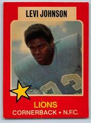 Levi Johnson Football Cards 1975 Wonder Bread Prices