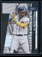 Ronald Acuna Jr #PDC-57 Baseball Cards 2021 Topps Update Platinum Players Die Cuts Prices