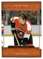 Bobby Clarke #70 Hockey Cards 2004 Upper Deck Legends Classics Prices