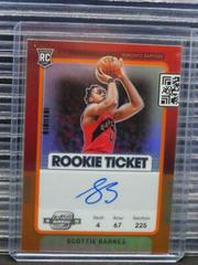 Scottie Barnes [Variation Autograph Orange] #121 Basketball Cards 2021 Panini Contenders Optic Prices