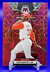 Ken Griffey Jr. [Pink Velocity] #10 Baseball Cards 2023 Panini Chronicles Mosaic Prices