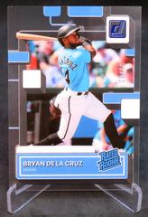 Bryan De La Cruz [Blue] #67 Baseball Cards 2022 Panini Chronicles Clearly Donruss Prices