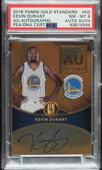 Kevin Durant Basketball Cards 2016 Panini Gold Standard AU Autographs Prices