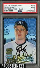 Cody McKay [Autographed Blue] #171 Baseball Cards 2002 Bowman's Best Prices