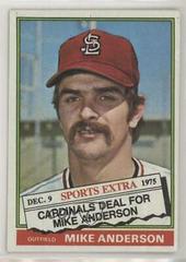 Mike Anderson #527T Baseball Cards 1976 Topps Traded Prices