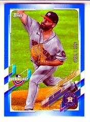 Jose Urquidy [Blue Foil] #95 Baseball Cards 2021 Topps Opening Day Prices
