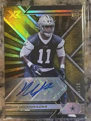 Micah Parsons [Autograph Gold] #112 Football Cards 2021 Panini XR Prices