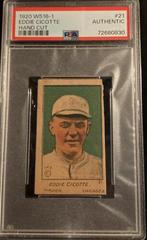 Eddie Cicotte [Hand Cut] Baseball Cards 1920 W516 1 Prices