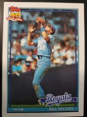 Bill Pecota #754 Baseball Cards 1991 Topps Prices