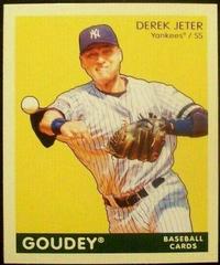 Derek Jeter [Mini Green Back] Baseball Cards 2009 Upper Deck Goudey Prices