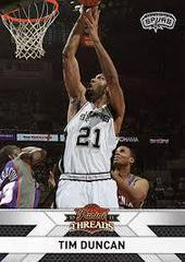 Tim Duncan #75 Basketball Cards 2010 Panini Threads Prices