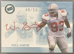 Will Smith [Blue] Football Cards 2004 Press Pass Autograph Prices