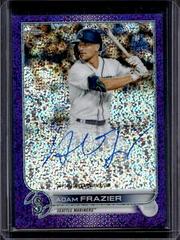 Adam Frazier [Purple Speckle] Baseball Cards 2022 Topps Chrome Veteran Autographs Prices
