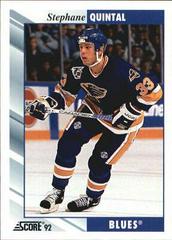 Stephane Quintal Hockey Cards 1992 Score Prices