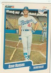 Dave Hansen Baseball Cards 1990 Fleer Update Prices