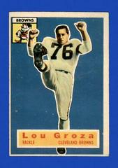 Lou Groza #9 Football Cards 1956 Topps Prices