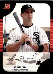 Aaron Rowand #101 Baseball Cards 2005 Bowman Prices