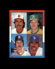 Denny Martinez, Jack Morris, Pete Vuckovich, Steve McCatty #10 Baseball Cards 1982 Topps Stickers Prices