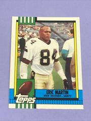 Eric Martin Football Cards 1990 Topps Tiffany Prices