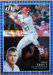 Mike Trout [Blue] #AA3 Baseball Cards 2019 Panini Donruss Action All Stars Prices