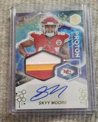 Skyy Moore Football Cards 2022 Panini Elements Proton Patch Autographs Prices
