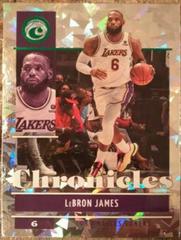 LeBron James [Green Ice] #4 Basketball Cards 2021 Panini Chronicles Prices