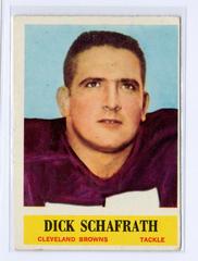 Dick Schafrath Football Cards 1964 Philadelphia Prices