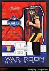 Kenny Pickett [Silver] Football Cards 2022 Panini Absolute War Room Materials Prices