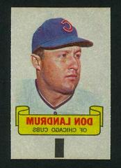 Don Landrum Baseball Cards 1966 Topps Rub Offs Prices