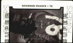 Shannon Sharpe [Silver Die Cut] #S14 Football Cards 1998 Upper Deck Super Powers Prices