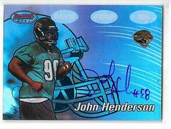 John Henderson [Autograph Blue] #141 Football Cards 2002 Bowman's Best Prices