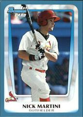 Nick Martini #BDPP37 Baseball Cards 2011 Bowman Draft Prospects Prices