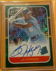 Bo Jackson [Green Mojo] #RRR-BO Baseball Cards 2021 Panini Donruss Optic Retro Rated Rookie Signatures Prices