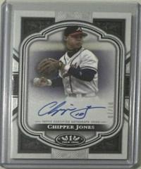 Chipper Jones [Silver Ink] Baseball Cards 2023 Topps Tier One Next Level Autographs Prices