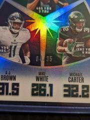 A. J. Brown, Mike White, Michael Carter [Artist's Proof] Football Cards 2022 Panini Score Fantasy Stars Prices
