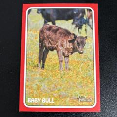 Baby Bull [Red] #75Z-19 Baseball Cards 2024 Topps Heritage Zoo’s Who Stick-On Prices