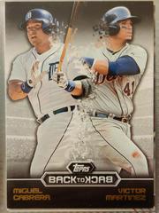 Miguel Cabrera / Victor Martinez #B2B-10 Baseball Cards 2016 Topps Back to Back Prices