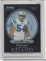 Freddy Keiaho [Black Refractor] Football Cards 2006 Bowman Sterling Prices