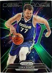 Luka Doncic [Green Prizm] #6 Basketball Cards 2023 Panini Prizm Deep Space Prices