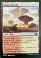 Abraded Bluffs #251 Magic Outlaws of Thunder Junction Prices